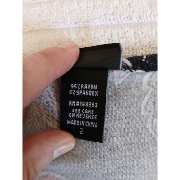 Torrid Women's Floral Short Sleeve Button Up Babydoll Tunic Top Plus Size 2 2X - Picture 13 of 13